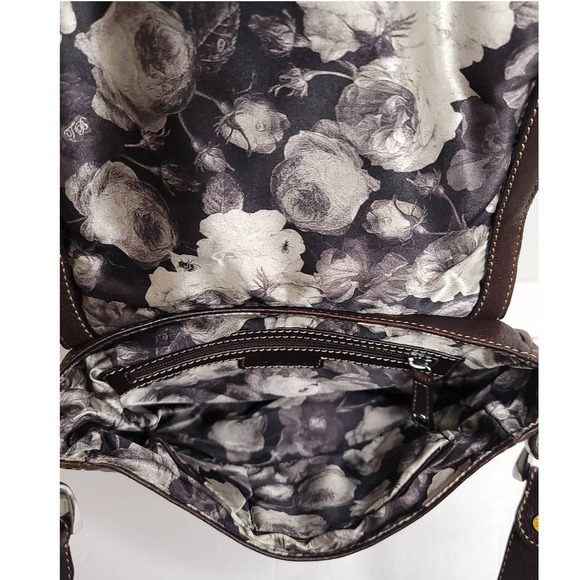 TED BAKER Brown Soft Grain Leather Crossbody Bag - Picture 9 of 10